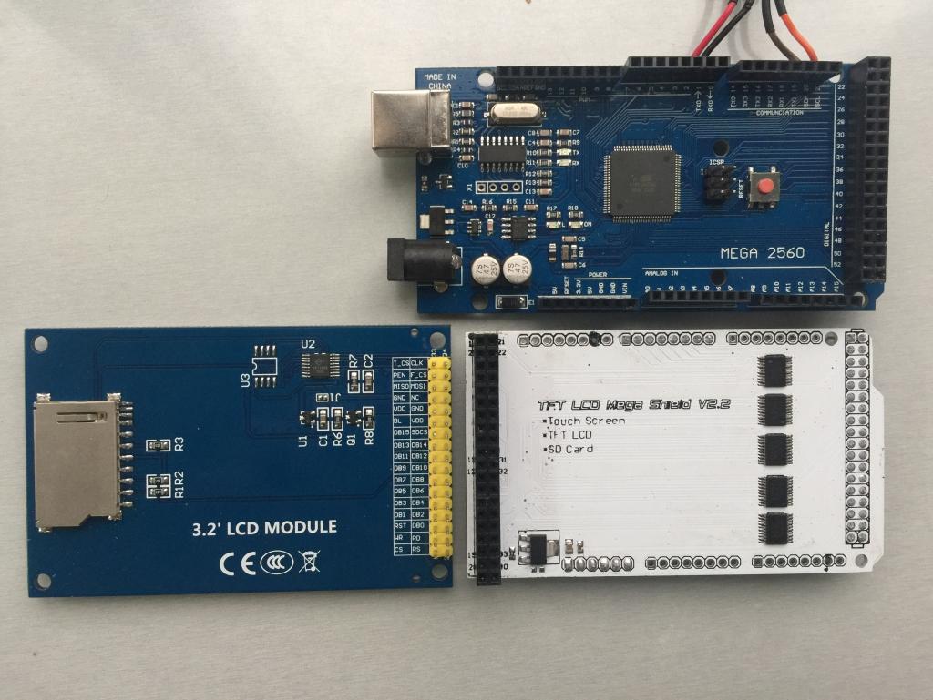 Lcd 6 5. TFT LCD Mega Shield v2.2.